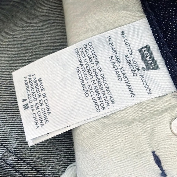 Levi Mid Rise‎ Blue Skinny Denim Jeans - Picture 9 of 9